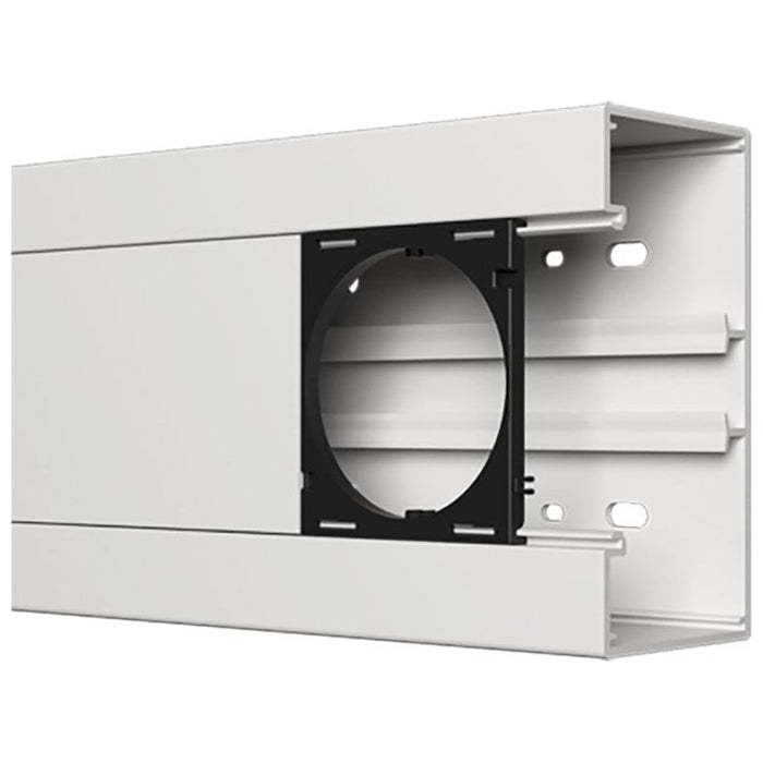 Geräteeinbaukanal Kst 110x60mm aws RAL9010 EBR-HA 60110/80 aw