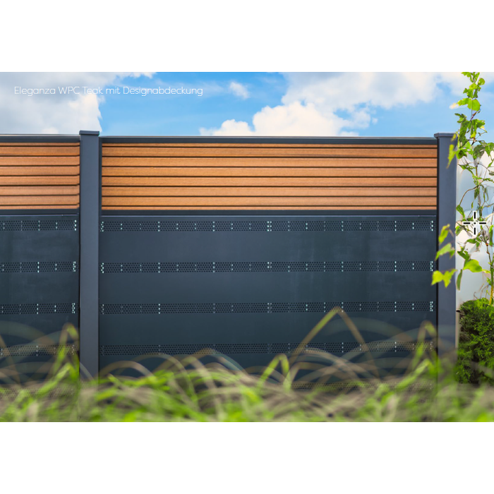 Zaunfeld mit integriertem PV-Modul 445W