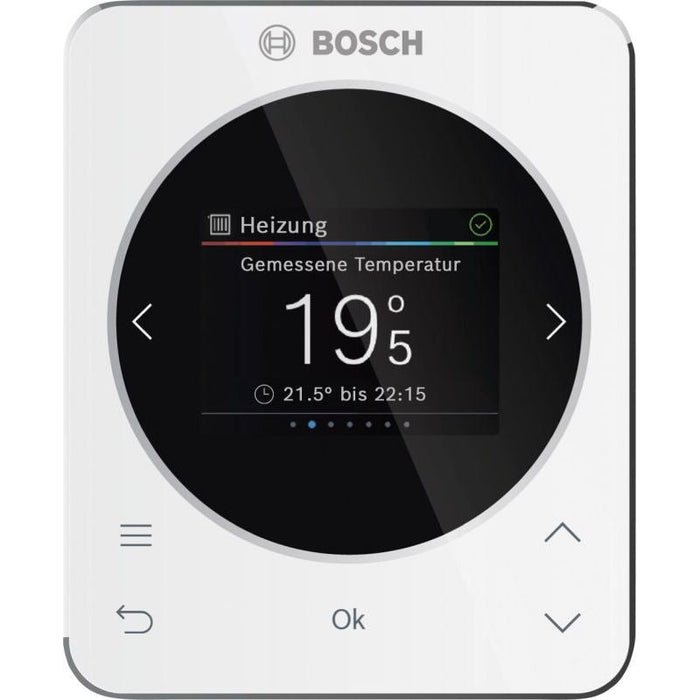 BOSCH raumtemperaturgef. Regler CR 120 116x95x21, für 1 Heizkreis, 2,4"-Display