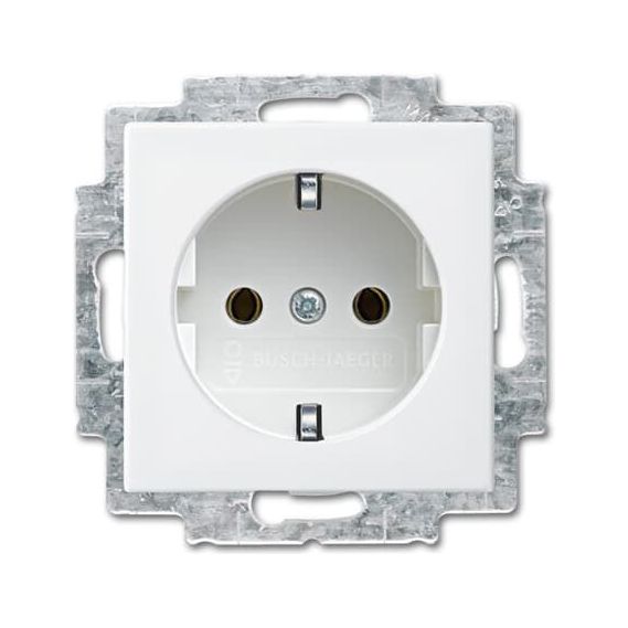 BUSCH-JAEGER Steckdose 1f aws glz UP Busch-balance SI 20 EUC-914 IP20