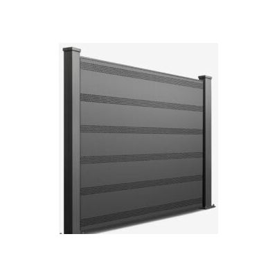 Zaunfeld 185cm x 125cm inkl. PV Modul 445W