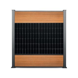 Zaunfeld mit integriertem PV-Modul 445W