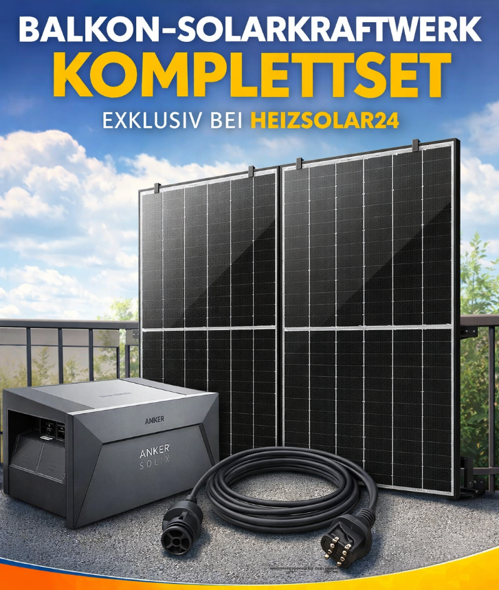 Balkonkraftwerk Komplett-Set