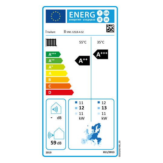 VA Heizungswärmepumpe aroTHERM plus VWL 125/6 A