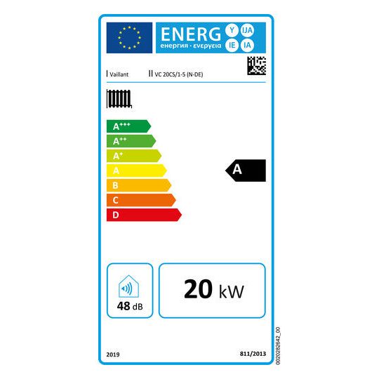 VA ecoTEC plus VC 20CS/1-5 E/LL/P Brennwert Gas-Wandheizgerät