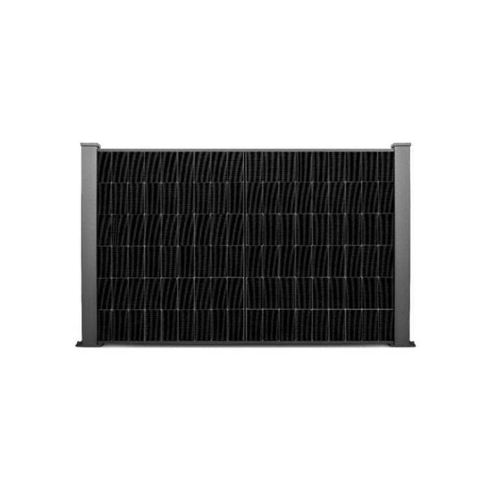 Zaunfeld 185cm x 125cm inkl. PV Modul 445W