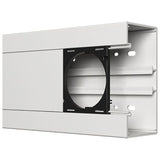 ELTROPA Geräteeinbaukanal Kst 130x60mm aws RAL9010 EBR-HA 60130/80 aw
