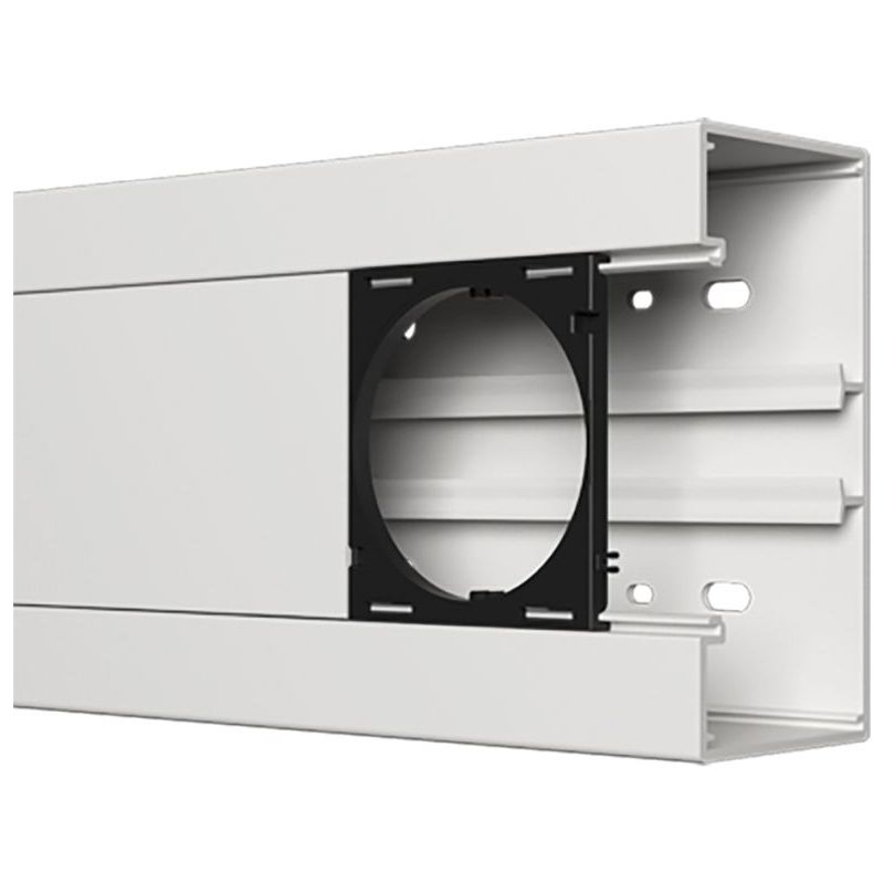 Geräteeinbaukanal Kst 110x60mm aws RAL9010 EBR-HA 60110/80 aw