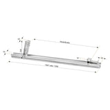 ELTROPA Grundset 10° Flachdach EFDS 212 ALU, Edst. vormoniert inkl. Modulauflage