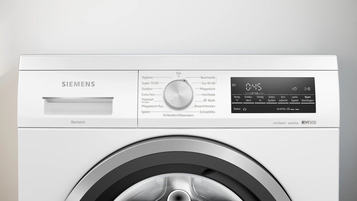Siemens iQ500 WU14UT70 Waschmaschine 8 kg – 1400 U/min, unterbaufähig