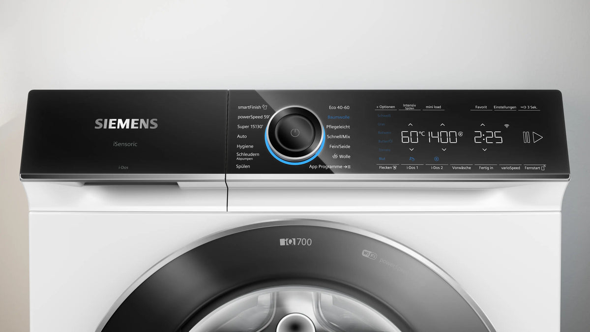 Siemens iQ700 WG44B2A40 Waschmaschine 9 kg – i-Dos, 1400 U/min, Home Connect