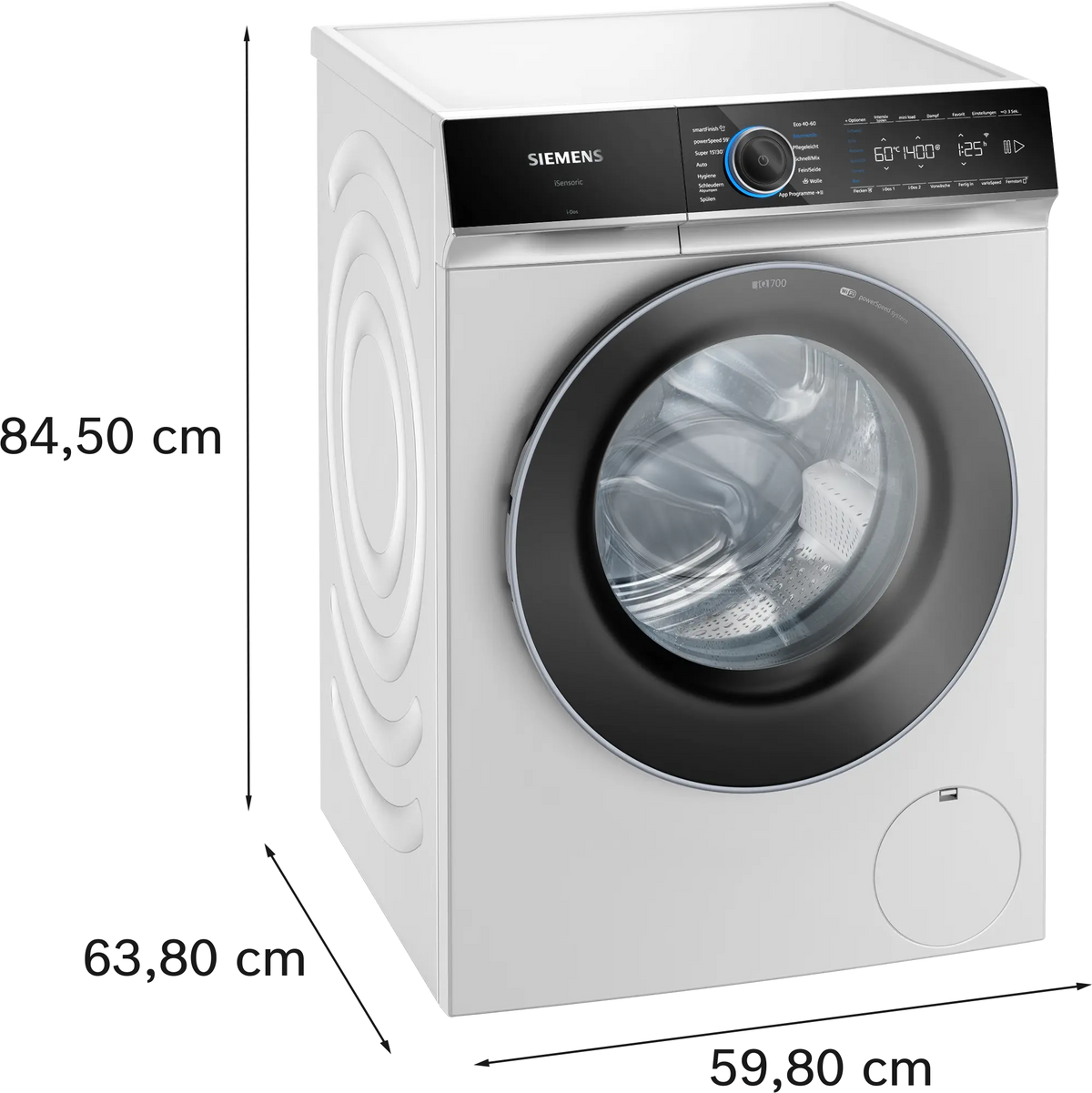Siemens iQ700 WG44B2A40 Waschmaschine 9 kg – i-Dos, 1400 U/min, Home Connect
