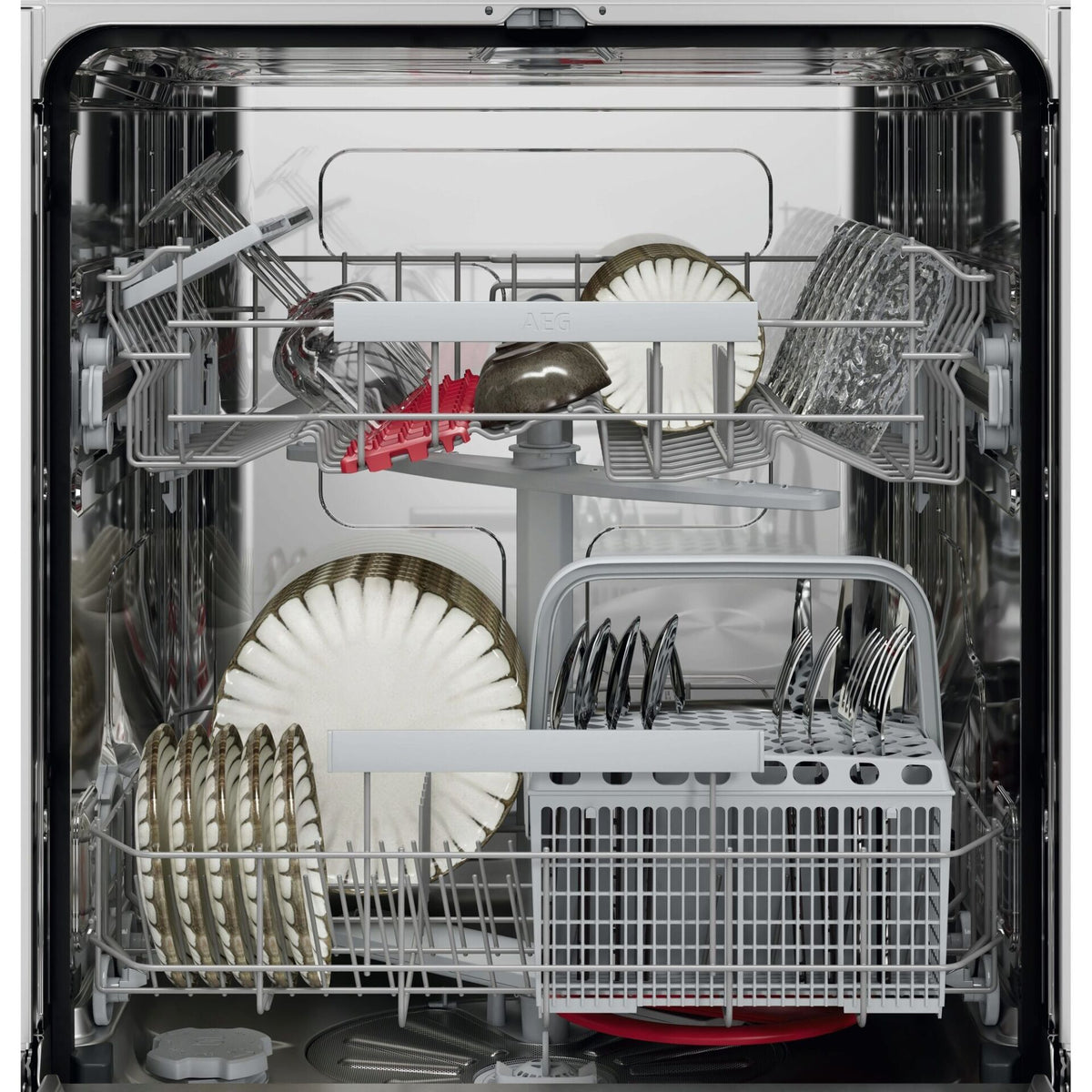 AEG Serie 6000 GT6200C2SGM Geschirrspüler teilintegriert 60 cm – EEK C
