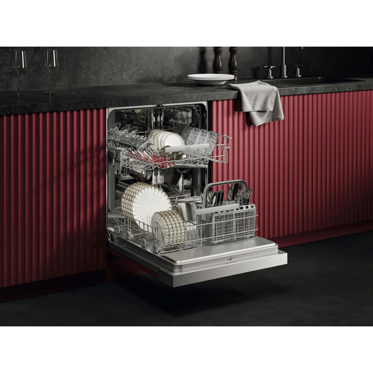 AEG Serie 6000 GT6200C2SGM Geschirrspüler teilintegriert 60 cm – EEK C