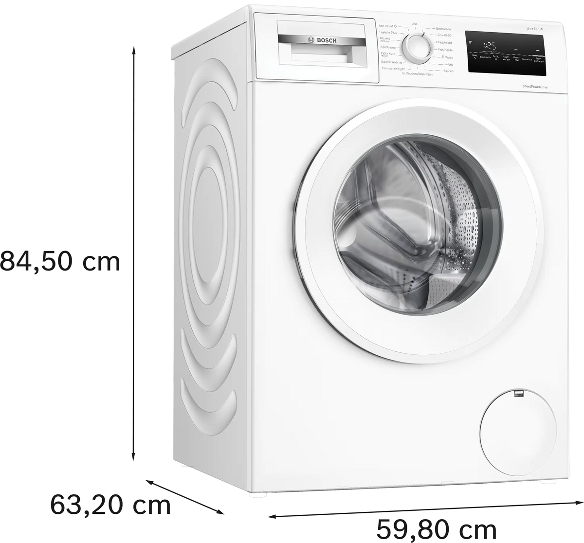 Bosch Serie 4 WAN28272 Waschmaschine 8 kg – EEK A, 1400 U/min, Iron Assist