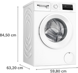 Bosch Serie 4 WAN28272 Waschmaschine 8 kg – EEK A, 1400 U/min, Iron Assist