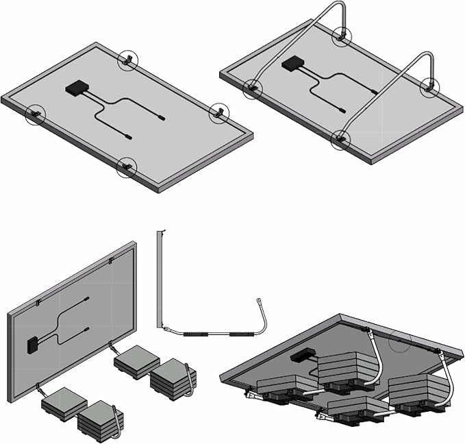 Van der Valk ValkBox3 Solarmodul-Halterung für Flachdach – 17°