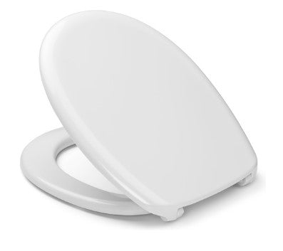 Hamberger WC-Sitz mit Edelstahlbef. weiss