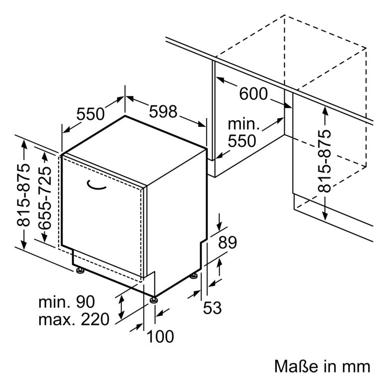 BOSCH-HG Geschirrspüler C edst vollint SMV2HTX06E