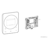 BOSCH raumtemperaturgef. Regler CR 120 116x95x21, für 1 Heizkreis, 2,4"-Display