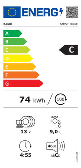 BOSCH-HG Geschirrspüler C edst vollint SMV2HTX06E