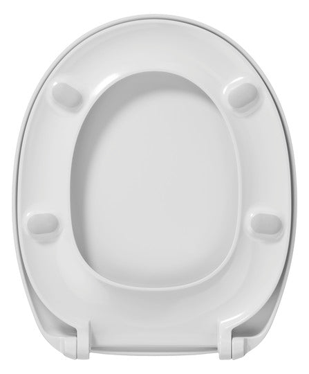Hamberger Concept 200 WC-Sitz mit Edelstahlbef. weiss