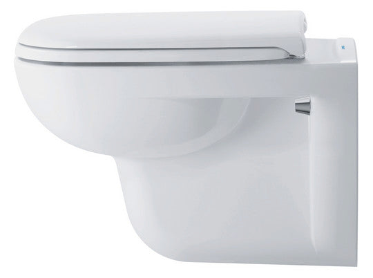Duravit WC-Sitzring D-Code ohne Softclose, Scharniere aus Edelstahl, weiß