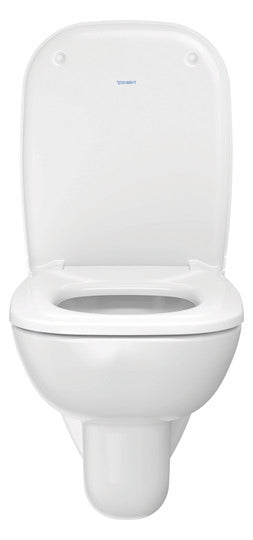 Duravit WC-Sitzring D-Code ohne Softclose, Scharniere aus Edelstahl, weiß