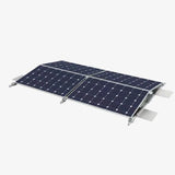 HOPERGY HP2307149-V4 Flachdach-Montageset für 4 PV-Module – Ost-West, 10°