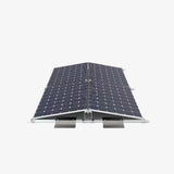 HOPERGY HP2307149-V4 Flachdach-Montageset für 4 PV-Module – Ost-West, 10°