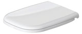 Duravit WC-Sitzring D-Code ohne Softclose, Scharniere aus Edelstahl, weiß