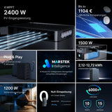 MARSTEK VENUS A All-in-One Balkonkraftwerk-Speicher 2,12 kWh – 800 W, 4 MPPT