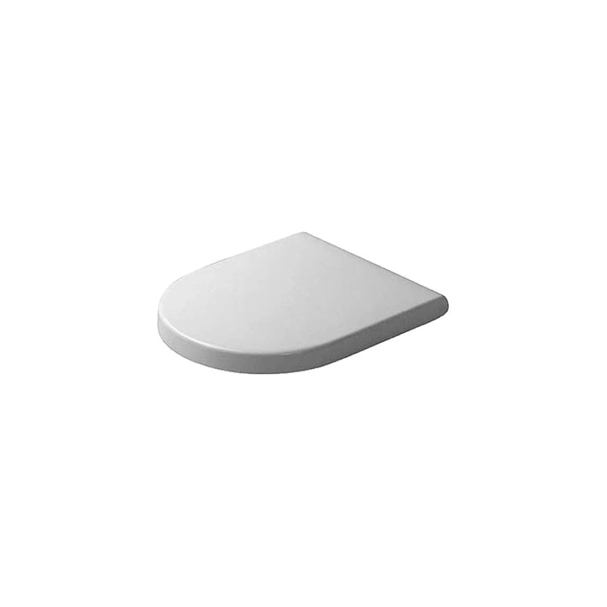 DU WC-Sitz Starck 3 mit SoftClose Scharniere edelstahl, weiß