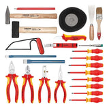 KNIPEX Werkzeugkoffer Elektro 4Zangen 1Hämmer Sägen 00 21 05 HL S